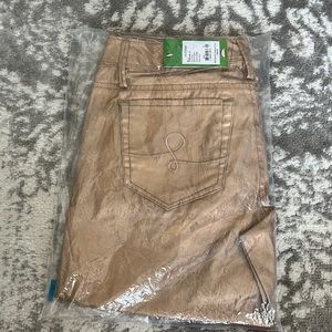NEW with TAGS Lilly pulitzer Worth skinny Rose Gold pants size 10